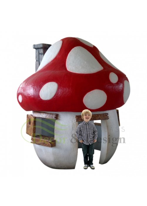 Figura dekoracyjna Domek smerfów