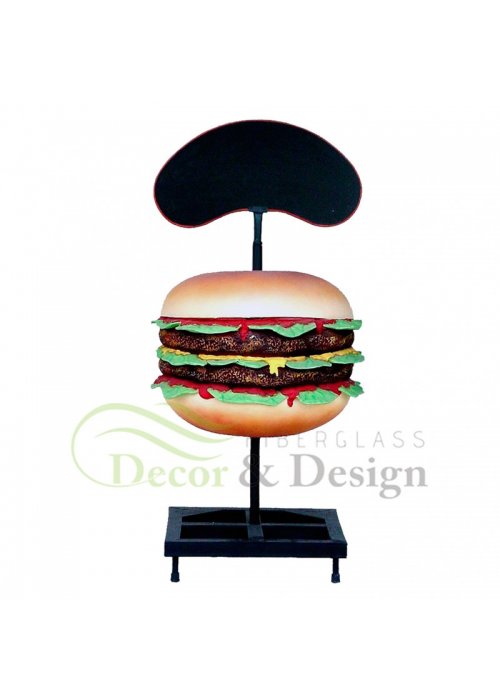 Figura dekoracyjna Hamburger z menu