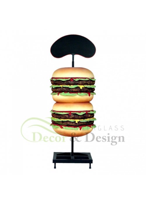 Figura dekoracyjna Hamburger z menu