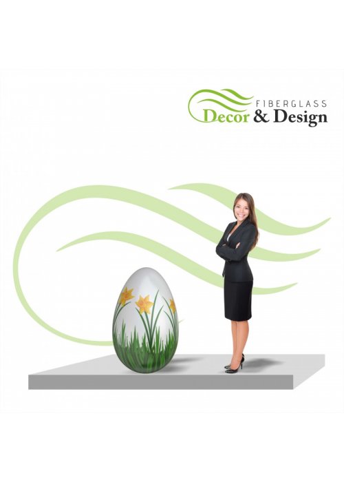 Figura dekoracyjna Jajko Wielkanocne XL 100 CM