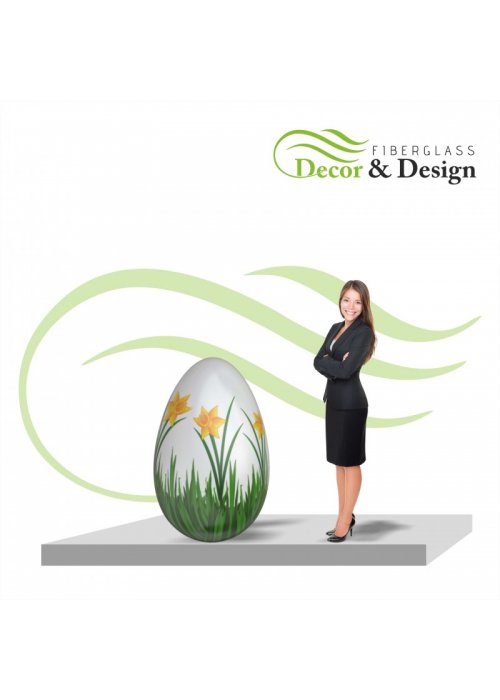 Figura dekoracyjna Jajko Wielkanocne XXL 120 CM