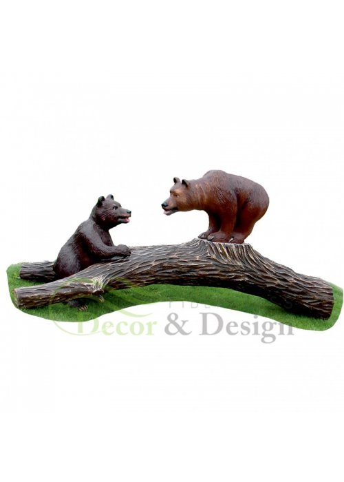 Figura dekoracyjna Małe Niedźwiedzie na drzewie
