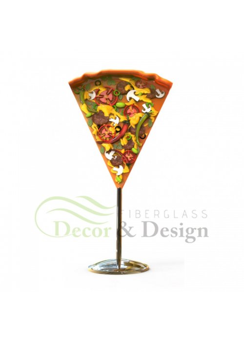  Figura dekoracyjna Pizza na stojaku