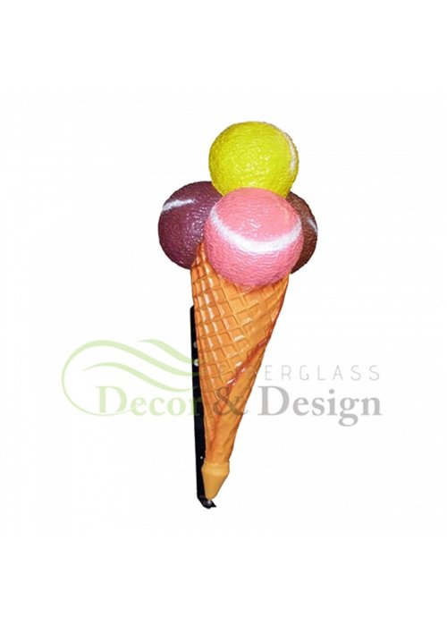 Figura dekoracyjna Lód 4 Kulki podwieszany