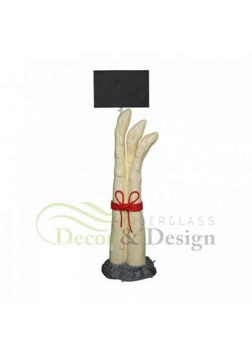 Figura dekoracyjna Szparaga duza z tablicą