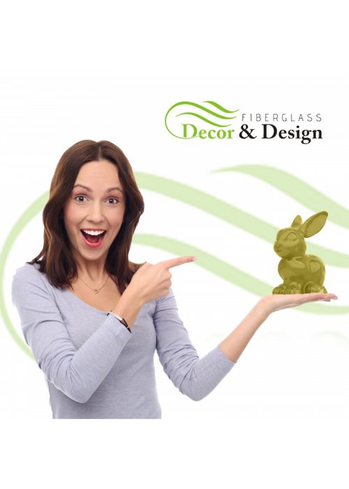 Figura dekoracyjna Zając Wielkanocny_W1 S